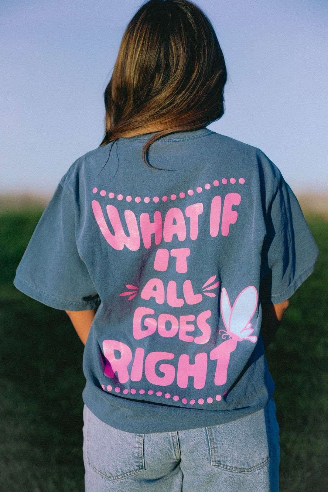 What if it all goes right tee, back