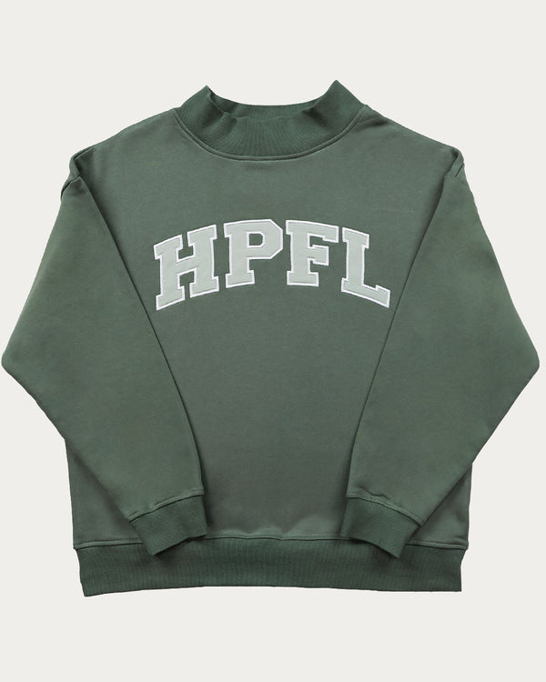 Varsity Mockneck — 💚 Sage Green