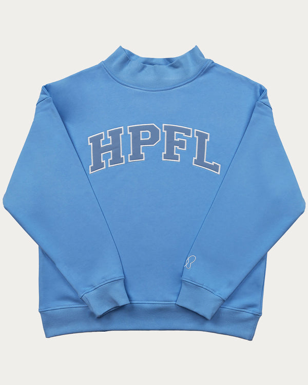 Varsity Mockneck — 🩵 Sky Blue