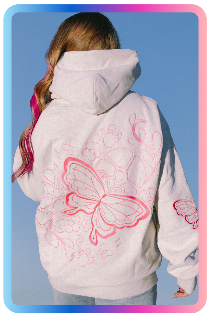 Butterfly Hoodie back